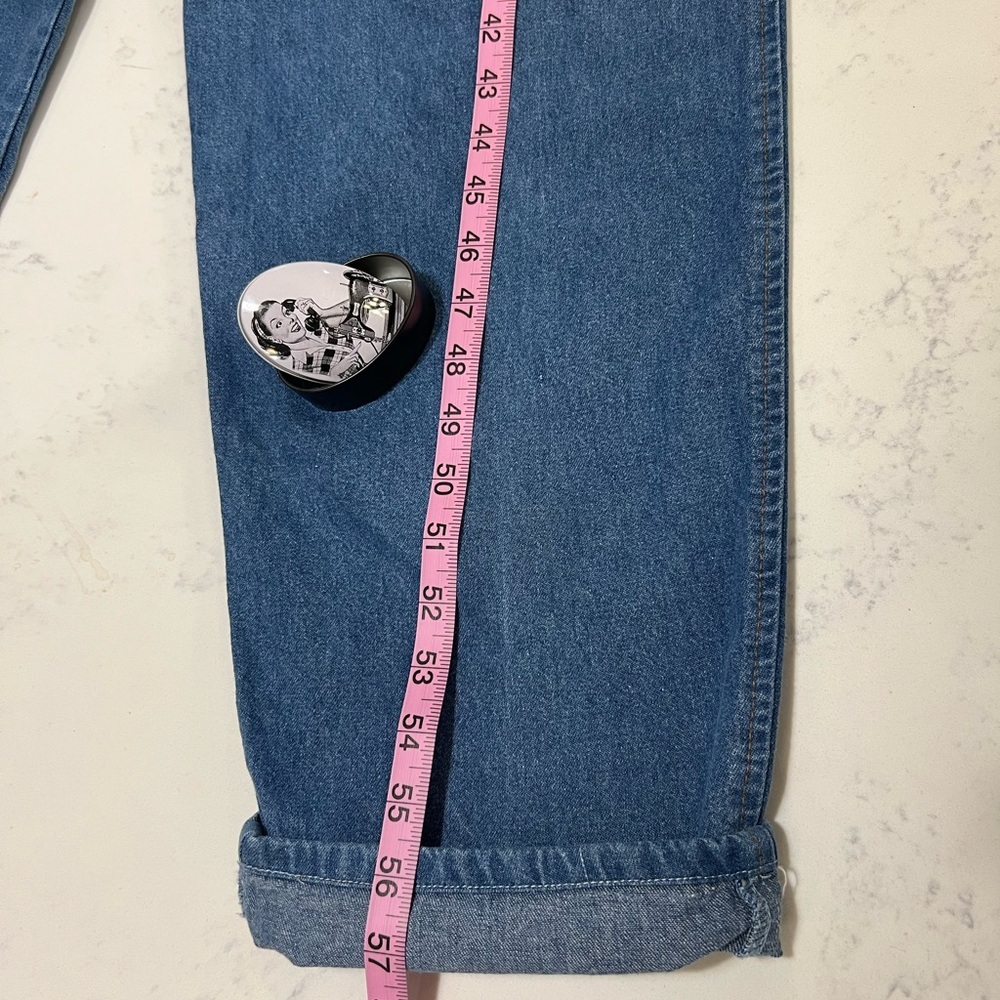 MATERNITY 👶🏻Blue Denim Overalls with Adjustable Straps and Relaxed Fit - Picture 15 of 15